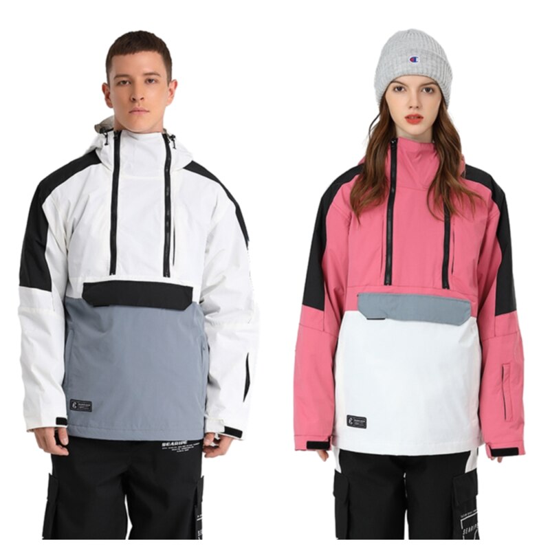 남성 여성 스키 재킷, 겨울 열 방수 통기성 스키 의류, 야외 스노우보드 재킷, 후드 스노우 스��셔츠, 신제품